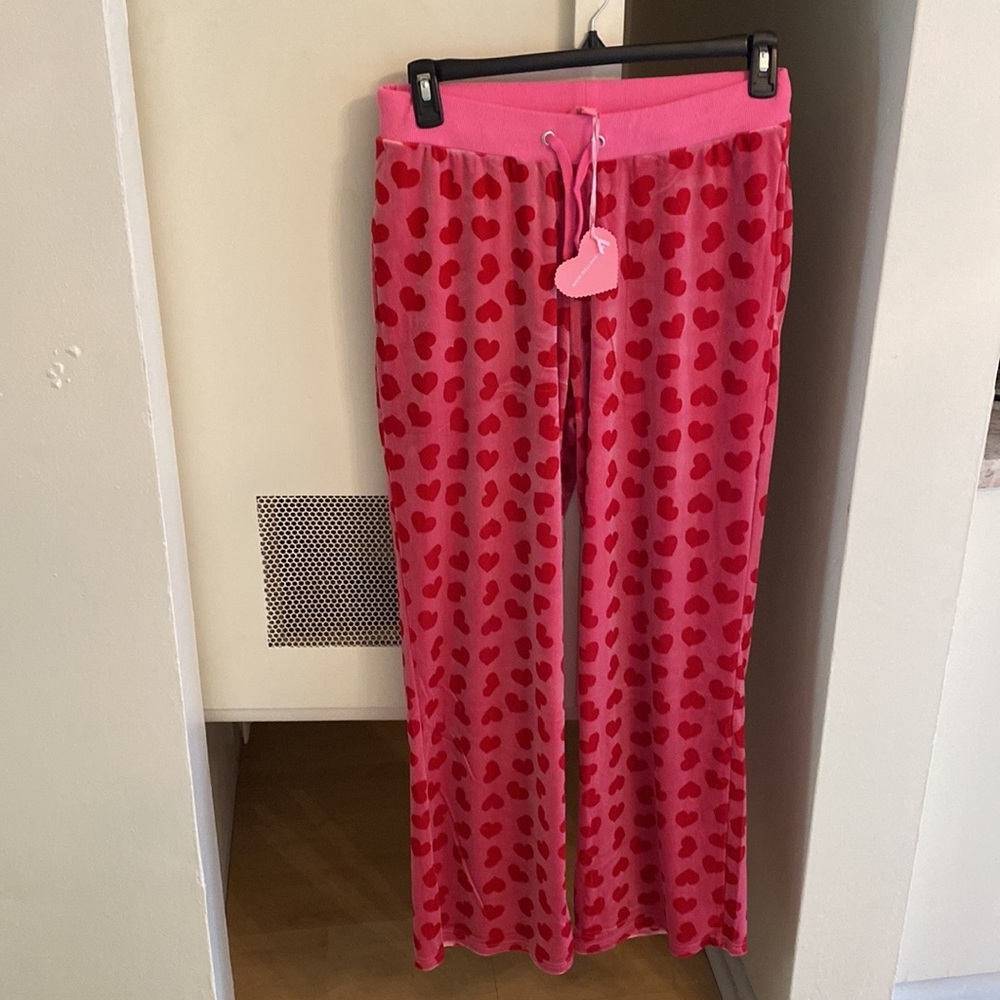 NWT Dolls Kill Sugar Thrillz Loyal Maneater Velour Track Pants